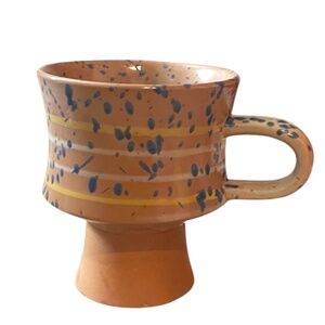 Hello Honey Multicolor Reactive‎ Glaze Stoneware Mug, New